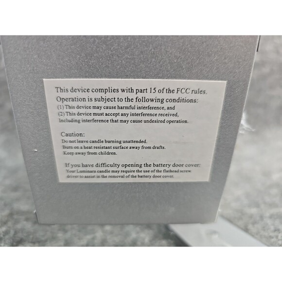 Luminara Gray Mini Lantern With Remote & Flameless Candle - Picture 7 of 7